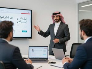 أخصائي مبيعات في اجتماع عمل أخصائي مبيعات في اجتماع عمل