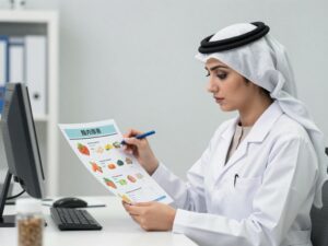 أخصائية تغذية في الأندية الرياضة