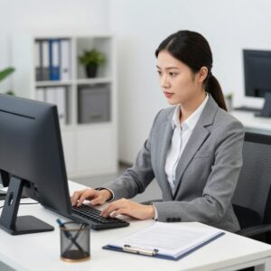 سكرتيرة تنفيذية في مكتب إداري