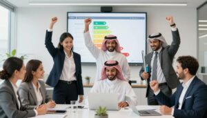 فريق عمل المركز السعودي لكفاءة الطاقة في بيئة عمل احترافية