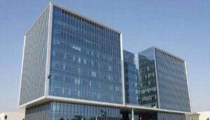 مبنى صندوق التنمية الصناعية السعودي الحديث