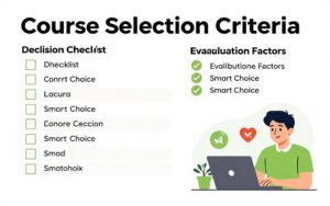 معايير اختيار الدورة التدريبية