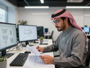 مهندس مشروع يعمل في شركة توكيلات الجزيرة