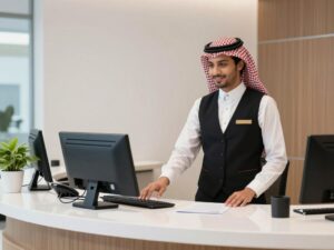 وظيفة موظف استقبال وظيفة موظف استقبال