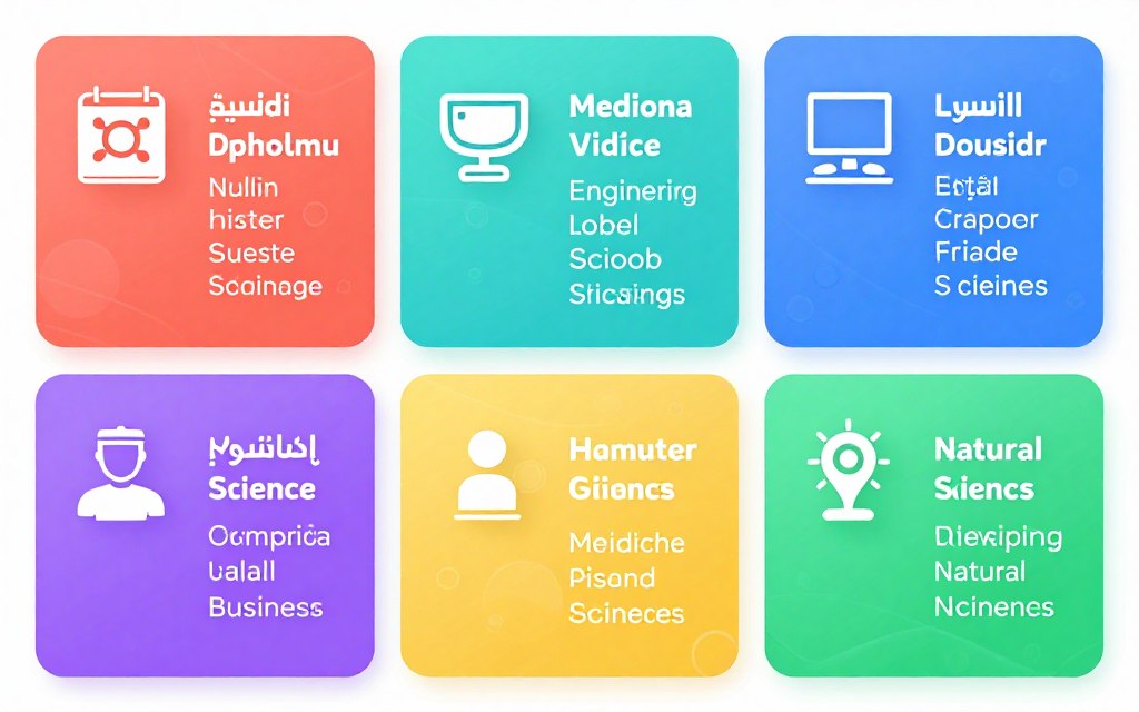 التخصصات المتاحة في برنامج خادم الحرمين للابتعاث