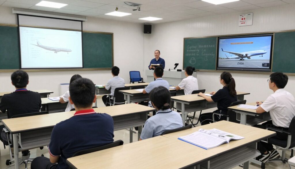 المنهج الدراسي لبرنامج صيانة الطائرات