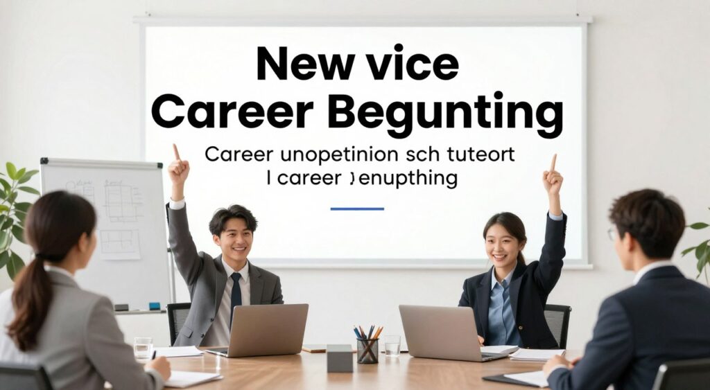 بداية مسيرة مهنية ناجحة