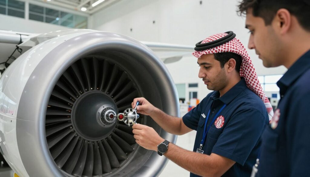 برنامج صيانة الطائرات التدريبي المعتمد