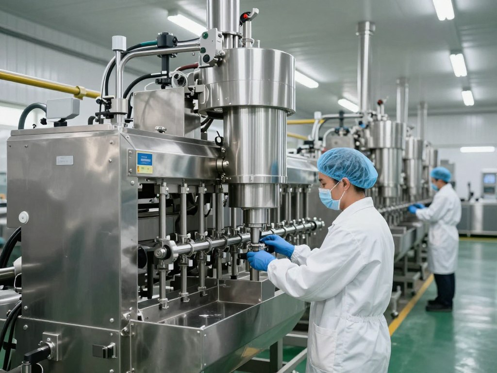 خط إنتاج منتجات الألبان في مصنع سدافكو الحديث