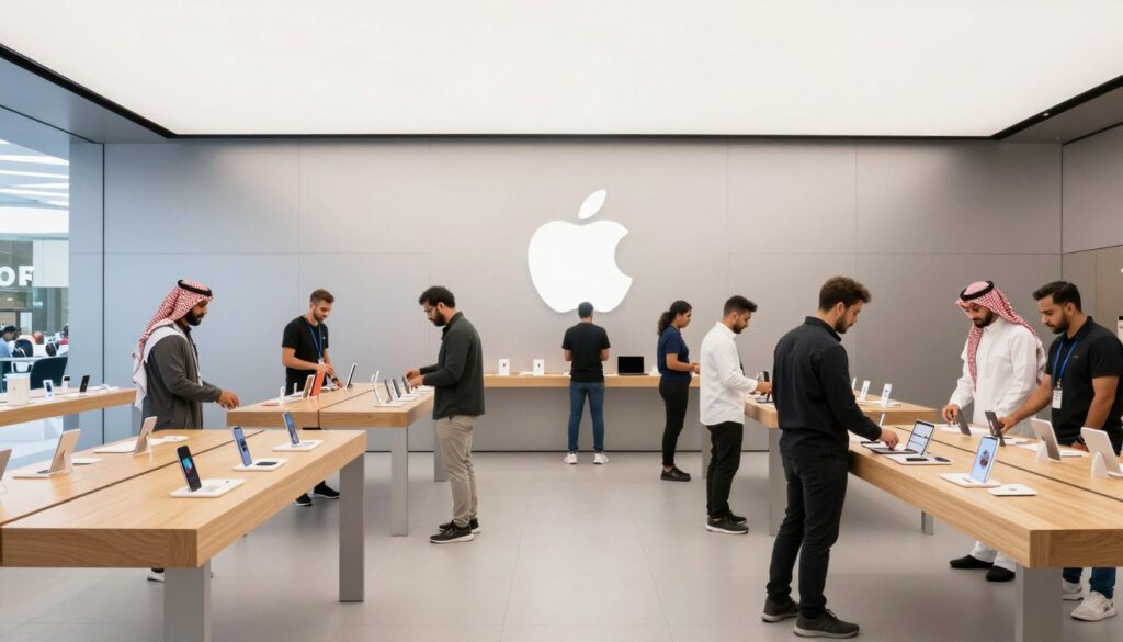 شركة آبل العالمية بيئة عمل ابتكارية