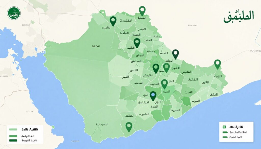 فروع شركة المراعي في مدن المملكة