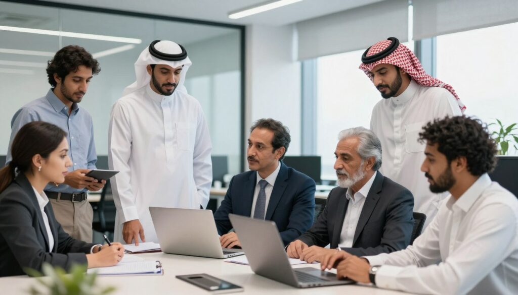 فريق عمل محترف في وزارة الطاقة السعودية