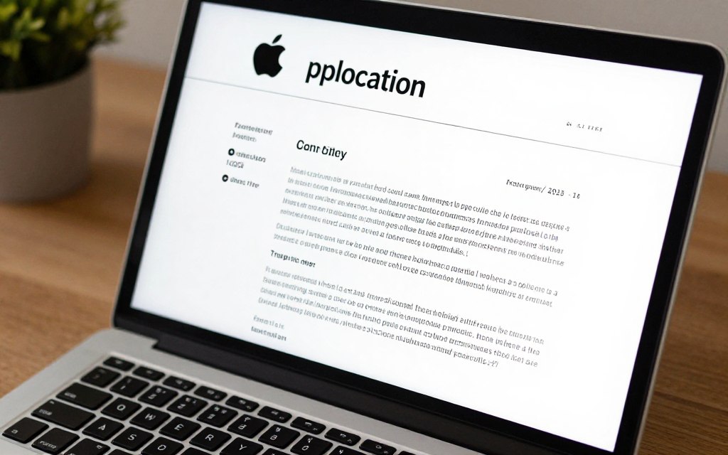 كتابة خطاب تعريفي لآبل