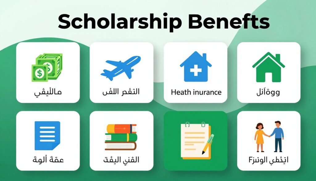 مزايا برنامج خادم الحرمين للابتعاث المالية والأكاديمية