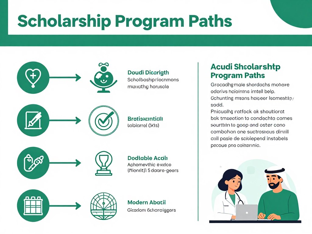 مسارات برنامج خادم الحرمين للابتعاث والتخصصات المتاحة