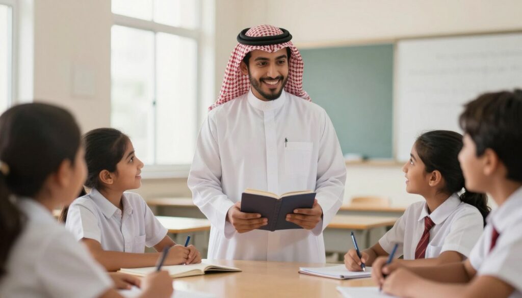 مستقبل مشرق لمساعدي المعلمين في السعودية