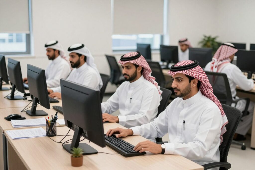 موظفو الإدارة في جامعة الملك سعود للعلوم الصحية