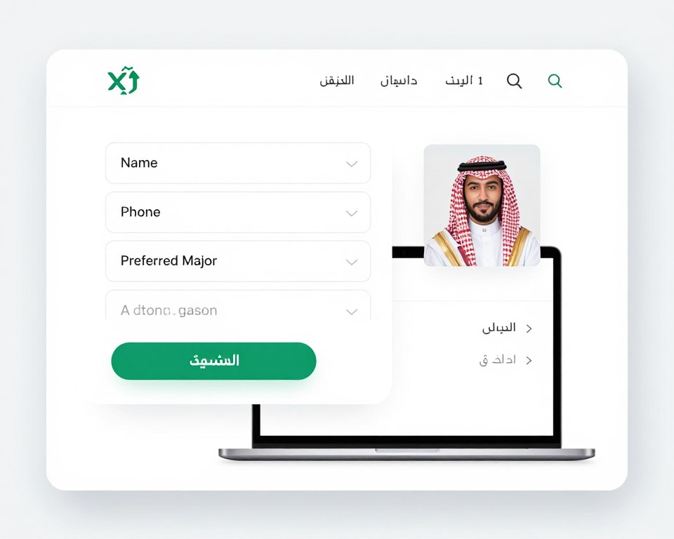 نموذج التسجيل للحصول على تحديثات برنامج خادم الحرمين للابتعاث